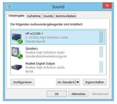 Sound Einstellungen Windows