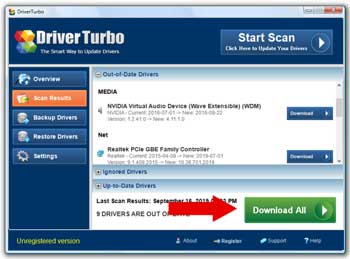 Scan & Download Drivers