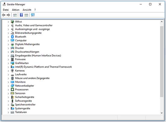 Geräte-Manager Windows