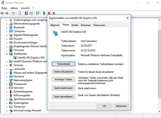 Treiber Details